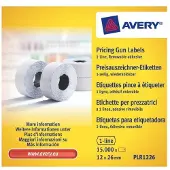 Avery Aftagelige prisetiketter, 26x12mm