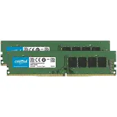 Crucial - DDR4 - sæt - 16 GB: 2 x 8 GB - DIMM 288-PIN - 3200 MHz / PC4-25600 - CL22 - 1.2 V - ikke bufferet - ikke-ECC