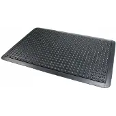 Floortex Aflastningsmåtte anti-fatigue gummi måtte 90x150 cm sort