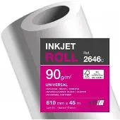 Clairefontaine Plotterpapir Universal 90 g, 610 mm x 45 m