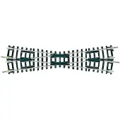 Fleischmann 22245 N skinne (uden ballast) Kryds 112.6 mm 15 °