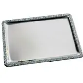 Multi Serveringsfad Barocco 42x31 cm Rektangulær Rustfri stål,stk