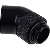Alphacool Eiszapfen Connector Series - Flydende kølesystem vinklet fitting-adapter - dyb sort