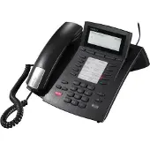 AGFEO ST 42, Analog telefon, 1000 entries, Nummervisning, Sort