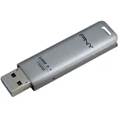 PNY Elite Steel - USB flashdrive - 128 GB - USB 3.1