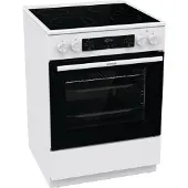 Gorenje Gecs6c70wc 60 Cm Glaskeramisk Komfur Med Ovn 4 Blus