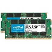 Crucial - DDR4 - sæt - 32 GB: 2 x 16 GB - SO DIMM 260-PIN - 3200 MHz / PC4-25600 - CL22 - 1.2 V - ikke bufferet - ikke-ECC