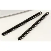 Fellowes Plastic Comb - 19 mm - 21 ringe - A4 (210 x 297 mm) - sort - 100 stk. plastikindbindingskam - for Galaxy 500, Orion 500, Pulsar+ 300, Quasar+ 500, Star+ 150, Starlet 2+