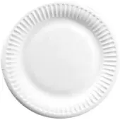 Multi Paptallerken Catersource Ø15cm Bionedbrydelig Hvid,100 stk/pk
