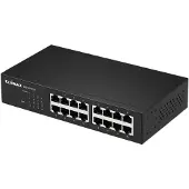 Edimax GS-1016 V2 - Switch - 16 x 10/100/1000 - monterbar på stativ, desktop, væg-monterbar