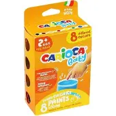 Carioca temperafarver til fingermaling 8 kol.