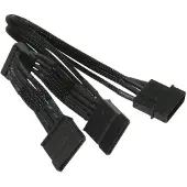 NZXT CB-43SATA, 0,2 m, Sort