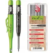 Pica-Marker Automatisk tømrerblyant + ekstra spidser 10 stk. (grafit, hårdhed H)