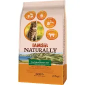 IAMS Naturally Adult Lam & Ris kattefoder