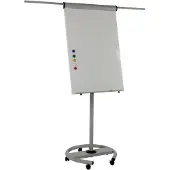 Bi-Silque Flipovertavle, Bi-Office Convertible, magnetisk, HxB: 100 x 70 cm, hvid