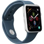 Case4Me SBS silikone urrem til Apple Watch 42/44/45/49mm. Blå