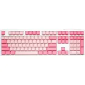 Ducky One 3 Gossamer Pink, Fuld størrelse (100 %), Ledningsført, USB, Mekanisk, Lyserød, Hvid