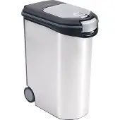 Curver Metallic, Madopbevaringsbeholder til kæledyr, Plast, Sort, Grå, Monokromatisk, Fritstående, 54 L