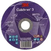 3M 3MTM CubitronTM 3 Skæreskive 88775 36+ T41 125 mm x 2 mm x 22,23 mm EN 25/pakning 50 stk./kasse - (50 stk.)
