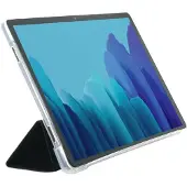 Mobilis EDGE - Flipomslag til tablet - med folio og forstærkede hjørner - sort, gennemsigtig - for Samsung Galaxy Tab A9+