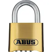 ABUS 180IB/50 - Konventionel hængelås - Kombinationslås - Låsesystem - Messing - Messing - Hærdet stål (A0180IB 50)