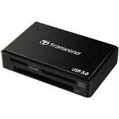 Transcend Multi-Card Reader RDF8 - Kortlæser (MS, CF, SDHC, MS Micro, microSDHC, SDXC, SDHC UHS-I, SDXC UHS-I, MS XC) - USB 3.0