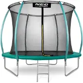 Neo-Sport 8 pėdų / 252 cm profiliuotas sodo batutas su vidiniu tinklu „“