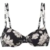 s.Oliver Bikinioverdel 'LM' sort / hvid