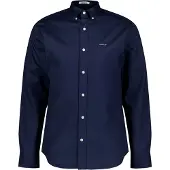 Gant Reg Pinpoint Oxford Skjorte Med Lange ærmer