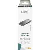 Sinox PRO USB C Hub. Aluminium