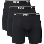 BOSS Boksershorts sort / hvid