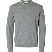 Selected Pullover 'SLHTray' grå-meleret