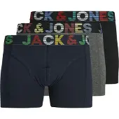 Jack & Jones Boksershorts 'JWHEthan' navy / grå-meleret / sort