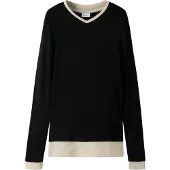 Name it Bluser & t-shirts 'NKFNora' lysebeige / sort