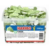 Haribo Tudser 2,1 kg i plastbøtte