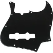Fender 10-Hole Contemporary Jazz Bass Pickguard 3-Ply Black