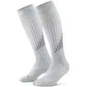 Cep Ski Touring Merino Socks Tall 3.0, skistrømper, dame, lysegrå