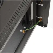 Lanberg - Rack kabinet - vægmonterbar - sort, RAL 9004 - 4U - 10