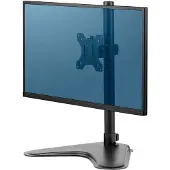 Fellowes Professional Series Single Freestanding Monitor Arm - Monteringssæt - for Monitor - plastik, aluminium, stål - sort - skærmstørrelse: op til 32 - skrivebordsmonterbar