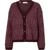 Selected Cardigan purpur