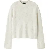 LMTD Pullover 'NLFKLEAVE' uldhvid