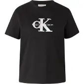 Calvin Klein Jeans Shirts 'CLASSIC' lysegrå / sort / hvid