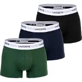 Lacoste Boksershorts navy / grøn / sort / hvid