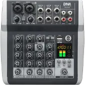 Denon DNA QMX602 analog lydmixer 6 kanaler Blå