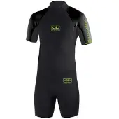 Ocean & Earth Surf School Spring 2 Mm Kortærmet Shorty Med Lynlås I Ryggen