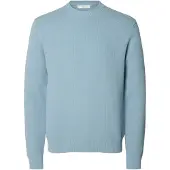 Selected Pullover 'SLHDANE' lyseblå
