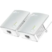 TP-LINK TL-PA4010 KIT - Starter Kit - powerline-adaptersæt HomePlug AV (HPAV) - kan sluttes til vægstik (pakke med 2)