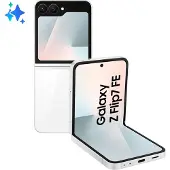 Samsung Z Flip 7 FE (F761) 5G 8/128GB DS Hvid smartphone