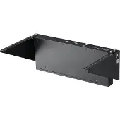 StarTech.com Startech 6U Wall Mount Patch Panel Bracket - 19 in - Steel - Vertical Mounting Bracket for Networking and Data Equipment (RK619WALLV) - Beslag til montering på væg - sort - 6U - 19