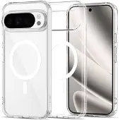 Tech-Protect Google Pixel 10/10 Pro Flexair Magnetisk Hybrid Cover - Gennemsigtig